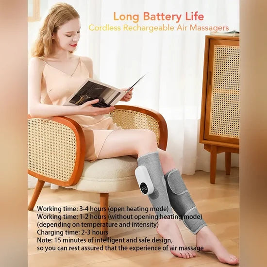 Warm Leg Muscle Massager for Women – Dual Leg Compression & Heat Therapy
