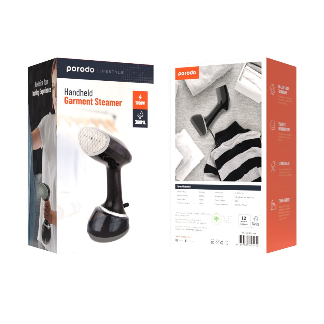 Porodo Lifestyle Handheld Garment Steamer 1700W