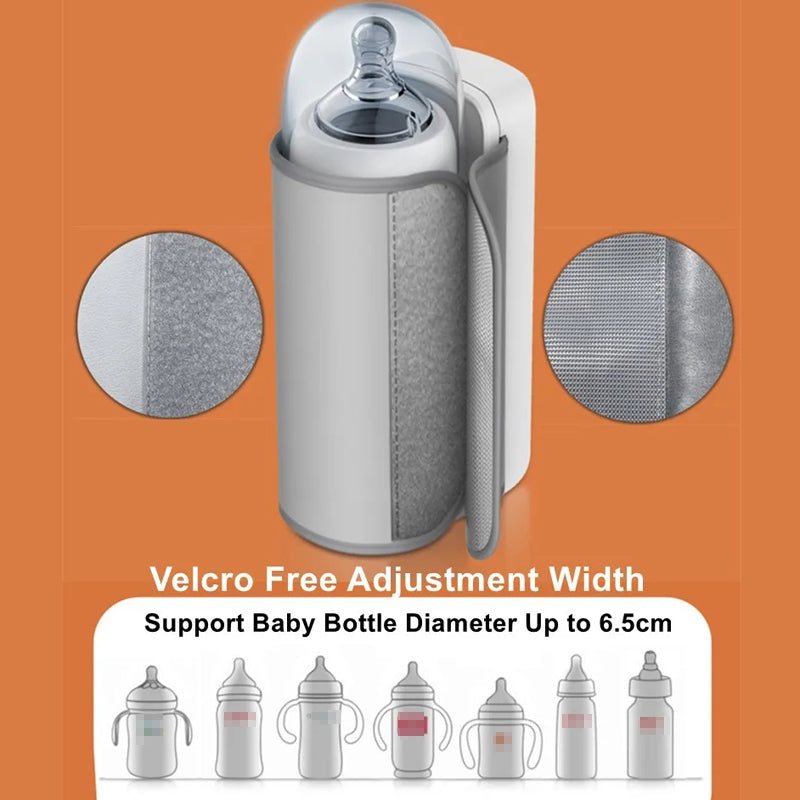 NNQ-2 Rechargeable Baby Bottle Warmer 6000mAh with Digital LCD Temperature