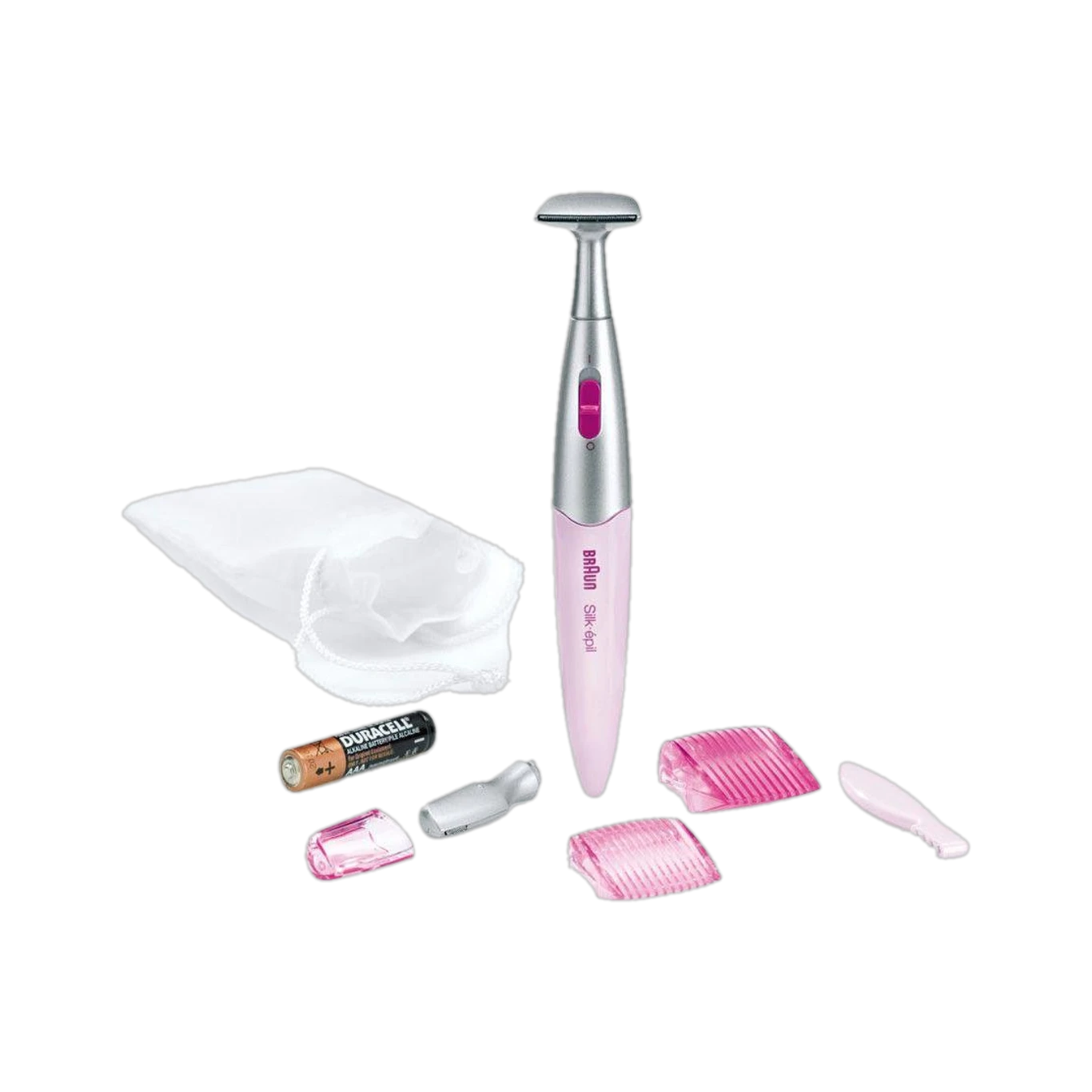 Braun FG 1100 Trimmer 120 Min Runtime 4 Length Settings – Pink | Precision Bikini & Body Hair