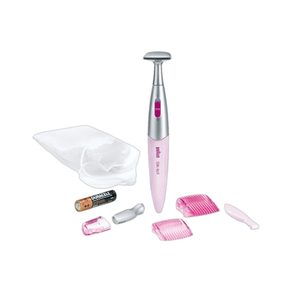 Braun FG 1100 Trimmer 120 Min Runtime 4 Length Settings – Pink | Precision Bikini & Body Hair