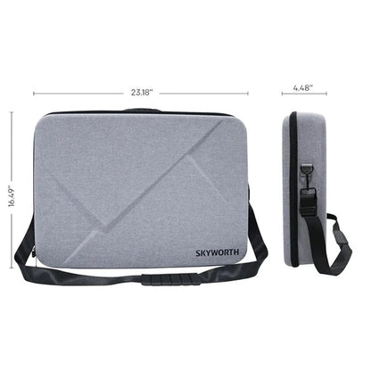 Skyworth 24-Inch Portable Smart FHD Google TV – Full HD Display with Protective Case Bundle