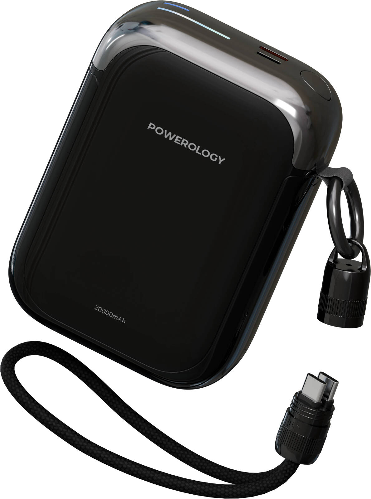 Powerology Bahamas 20000mAh Power Bank 20W PD Fast Charging USB-C & Lightning In/Out and portable power
