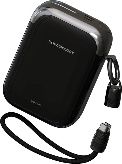Powerology Bahamas 20000mAh Power Bank 20W PD Fast Charging USB-C & Lightning In/Out and portable power