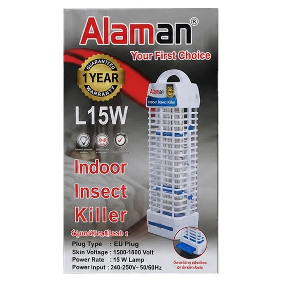 Alaman Indoor Insect Killer Lamp – UV Light Flying Insect Trap