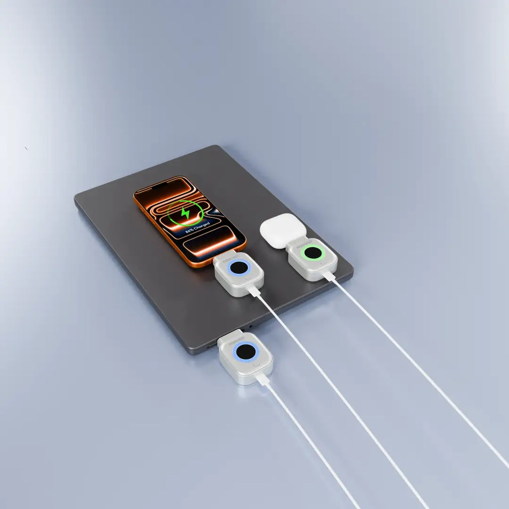 Porodo Auto Release Smart Auto Cut-Off Charging Adapter – Intelligent Fast Charging Solution