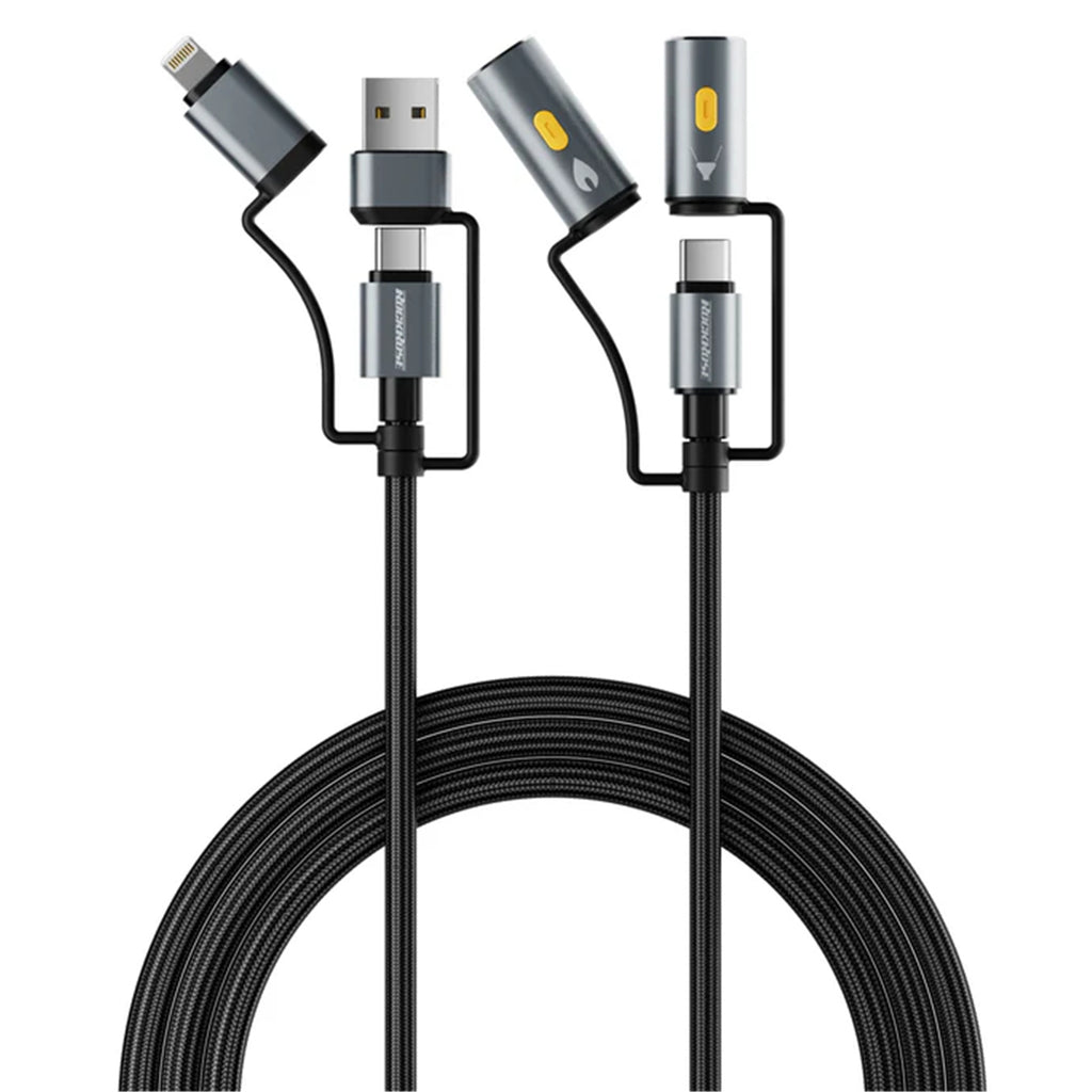 Green Lion 6-in-1 Cable PD 60W with LED Light & Ignition