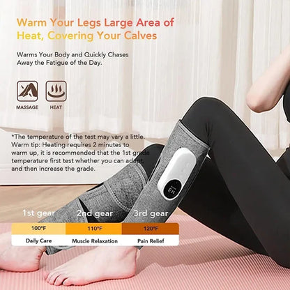 Warm Leg Muscle Massager for Women – Dual Leg Compression & Heat Therapy