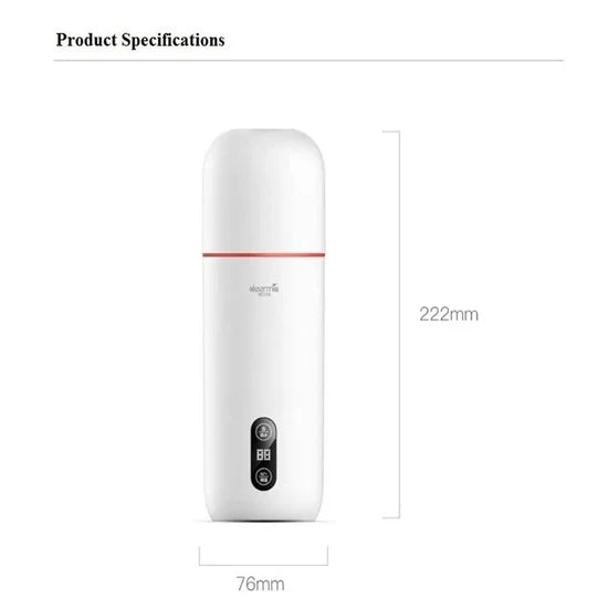 Deerma Portable Electric Kettle 350mL 40-90°C Temperature Control
غلاية Deerma الكهربائية المحمولة 350 مل مع تحكم بدرجة الحرارة من 40 إلى 90 درجة مئوية