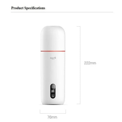 Deerma Portable Electric Kettle 350mL 40-90°C Temperature Control
غلاية Deerma الكهربائية المحمولة 350 مل مع تحكم بدرجة الحرارة من 40 إلى 90 درجة مئوية