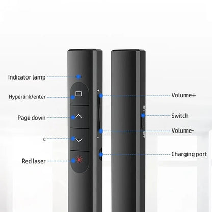 HP SS10 Wireless Laser Presenter Remote – USB Rechargeable, 100m Range, Presentation Control