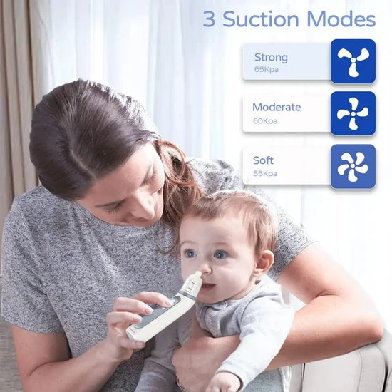 Baistom X70 Nasal Aspirator – Gentle, Rechargeable Baby Nose Cleaner