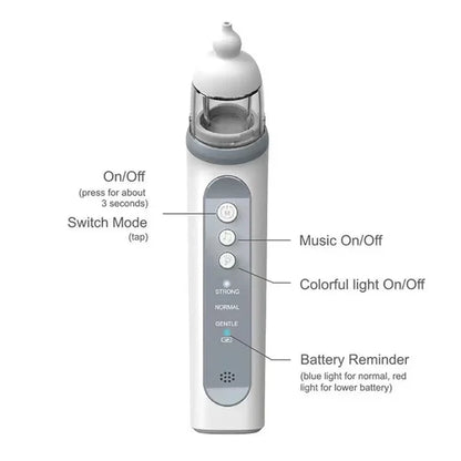 Baistom X70 Nasal Aspirator – Gentle, Rechargeable Baby Nose Cleaner
