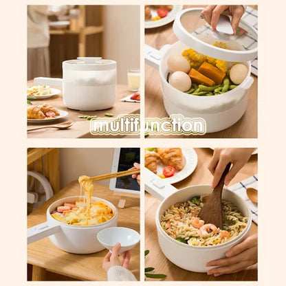 Multifunctional Electric Cooker 2L 700W – Ceramic Glaze Inner Pot