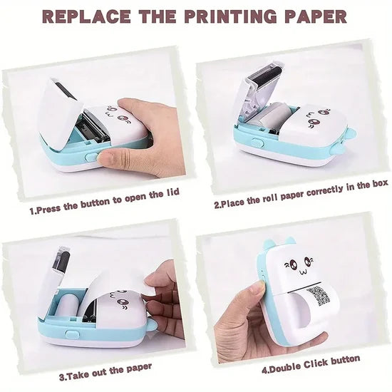 PeriPage Mini Pocket Wireless Thermal Printer – Compact & Portable