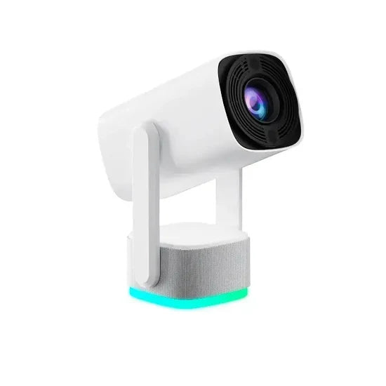 Pan & Tilt Smart Projector – 4K Ultra HD Support, 5GHz WiFi, Built-In 10W Powerful Speaker