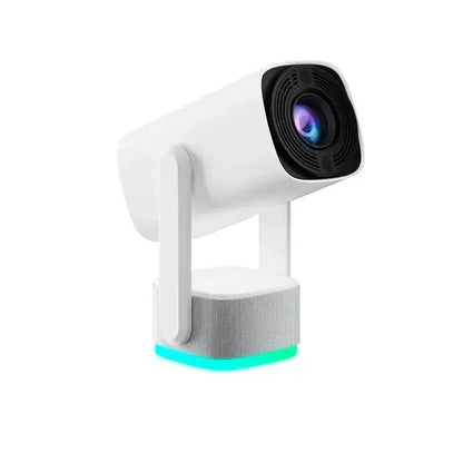 Pan & Tilt Smart Projector – 4K Ultra HD Support, 5GHz WiFi, Built-In 10W Powerful Speaker