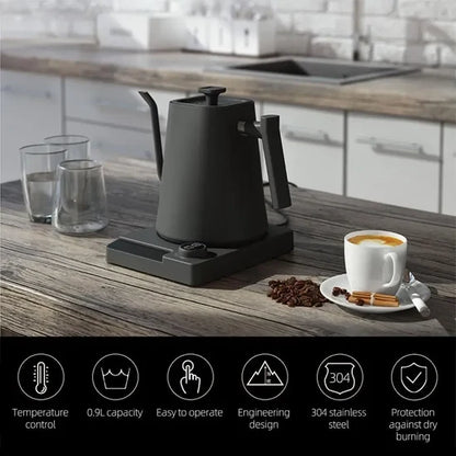 KT10 Pro 1L Electric Kettle – 1200W Power & Stainless Steel Design