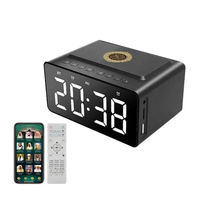 Telawah Quran Speaker with Digital Azan Clock – 8GB Storage