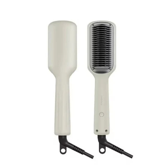 Rapid-Heat Hair Straightener Brush KD680 – Ceramic Heating Hair Smoothing &Anti-Scald Protection