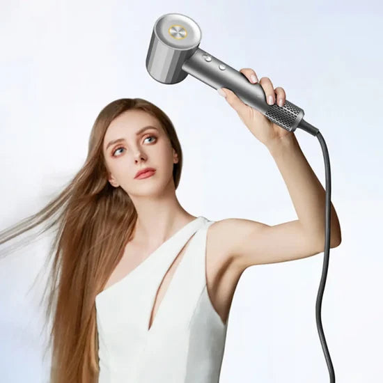 WiWU Hypersonic Hair Dryer – 1600W Ionic Technology, Magnetic Nozzle,