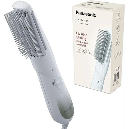 فرشاة تصفيف وتجفيف الشعر Panasonic EH-KA11 بقوة 100 واط وتشغيل كهربائي سلكي للاستخدام اليومي
Panasonic EH-KA11 100W corded electric hair styler blow brush for everyday hair styling