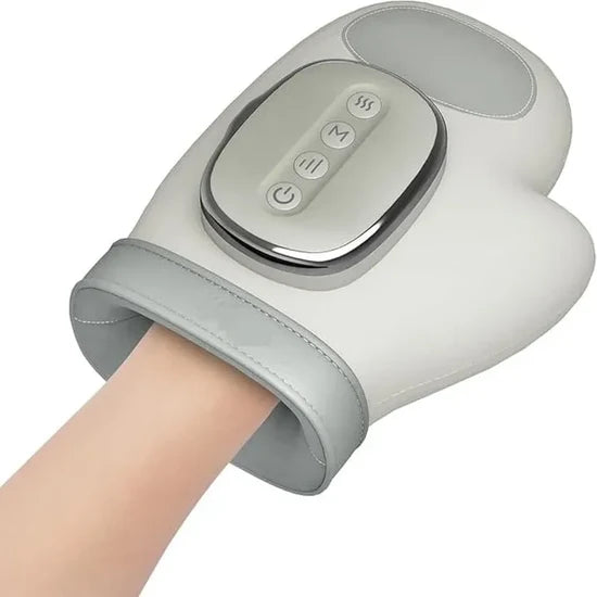 Electric hand massager with heating, air compression, vibration, 3 modes and 5 intensity levels
جهاز تدليك اليد الكهربائي مع الحرارة والضغط الهوائي والاهتزاز و3 أوضاع و5 مستويات شدة