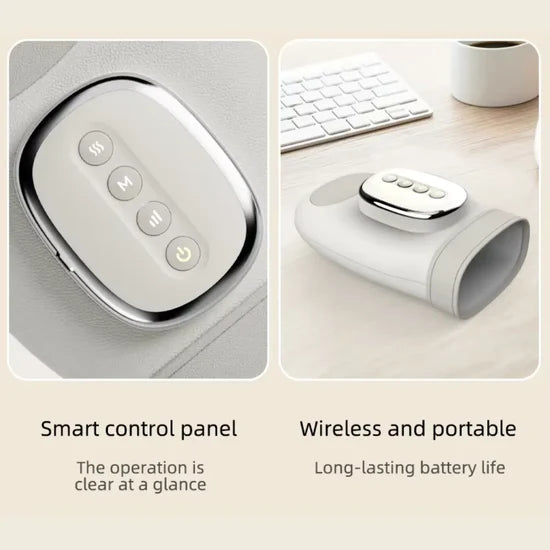 Electric Hand Massager with Heat, Air Compression & Vibration