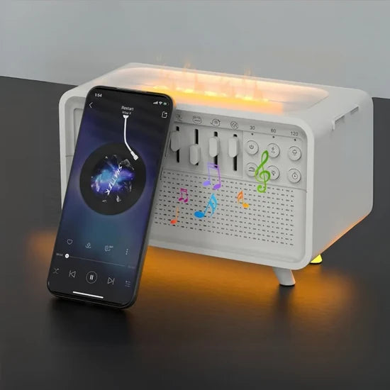 White Noise Humidifier with Bluetooth – 8 Relaxing Sounds
