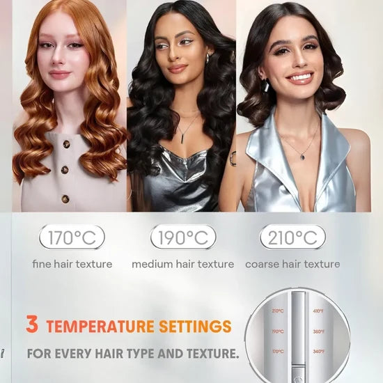 SHEGLAM It-Curl One-Touch Automatic Hair Curler –  Anti-Tangle Design, GlossPro Ceramic Coating