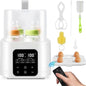6-in-1 baby bottle warmer and steriliser with fast heating and LCD temperature control
جهاز تسخين وتعقيم رضاعات الأطفال 6 في 1 مع تسخين سريع وشاشة تحكم LCD بدرجة الحرارة