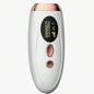 White IPL hair removal device with 999,999 flashes and 5 adjustable intensity levels
جهاز إزالة الشعر IPL باللون الأبيض مع 999,999 ومضة و5 مستويات شدة قابلة للتعديل