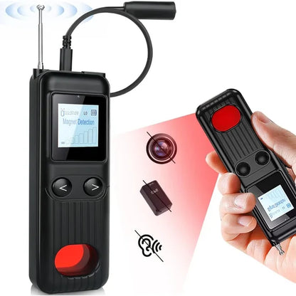 7-in-1 Hidden Camera Detector with LCD Screen – Portable Privacy Protection