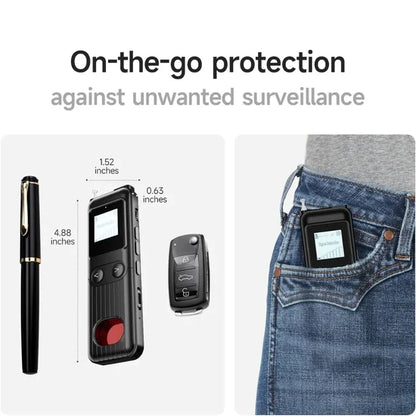 7-in-1 Hidden Camera Detector with LCD Screen – Portable Privacy Protection