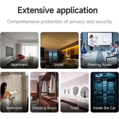 7-in-1 Hidden Camera Detector with LCD Screen – Portable Privacy Protection