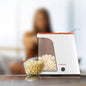 Porodo 1200W oil-free hot air popcorn maker with 60g capacity for fast popcorn preparation
ماكينة فشار Porodo بقدرة 1200 واط تعمل بالهواء الساخن بدون زيت بسعة 60 غرام لتحضير الفشار بسرعة