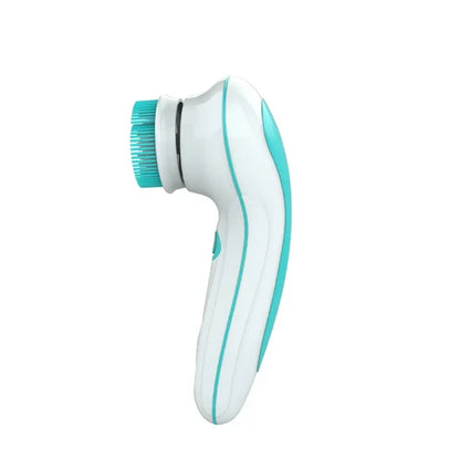 Porodo 4-in-1 Facial Cleansing Brush – 2-Speed, 360° Rotation, Deep Cleansing, White