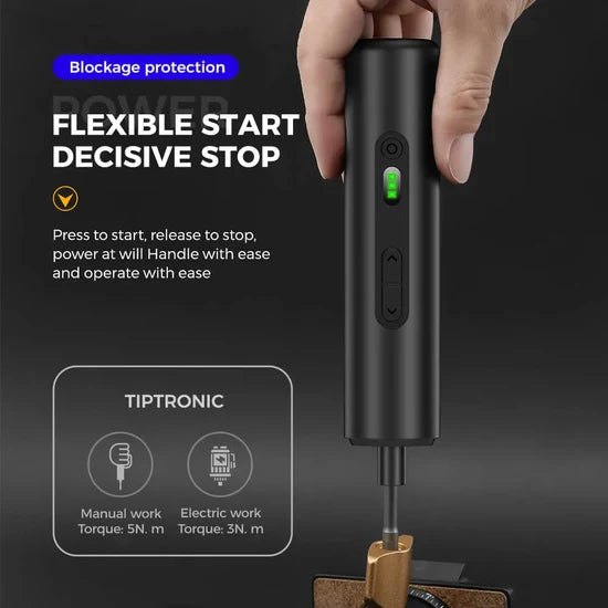 UF-TOOLS 35-in-1 Precision Screwdriver Set with LED Light & Rechargeable Battery