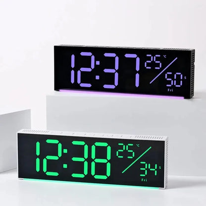 RGB LED Digital Wall Clock – Multifunction Display