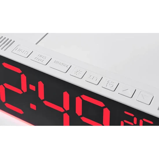 RGB LED Digital Wall Clock – Multifunction Display