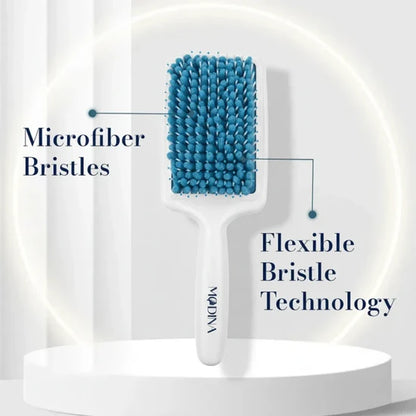 Modina Towel Hair Brush – Microfiber Detangling Brush for Fast Drying,