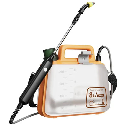 Porodo Aqua Splash Electric Garden Sprayer 8L Dual Spray Settings Orange
مرش حديقة كهربائي Porodo Aqua Splash سعة 8 لتر بإعدادين للرش باللون البرتقالي