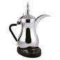 DENX DX2046 1L stainless steel electric coffee pot with 800W fast heating and built-in spoon in silver
ماكينة قهوة كهربائية DENX DX2046 سعة 1 لتر من الستانلس ستيل بقدرة 800 واط مع ملعقة مدمجة باللون الفضي