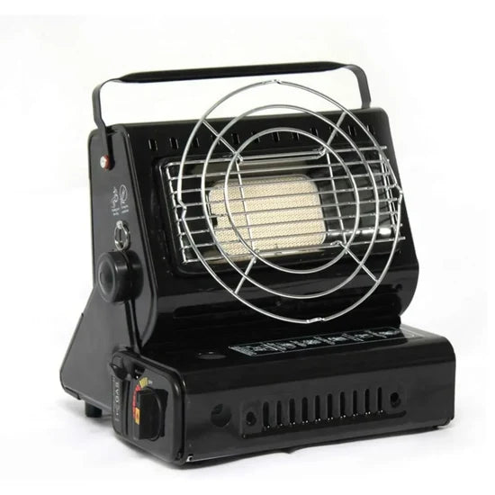 Damas compact portable gas heater with efficient heating design in silver
مدفأة الغاز المحمولة Damas بتصميم مدمج وفعّال للتدفئة باللون الفضي