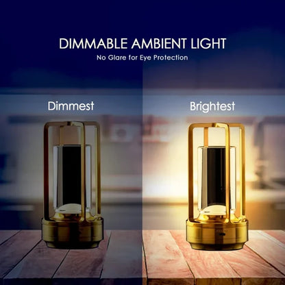 Portable LED Table Lamp – Touch Control, Adjustable Brightness, Compact Cordless Design