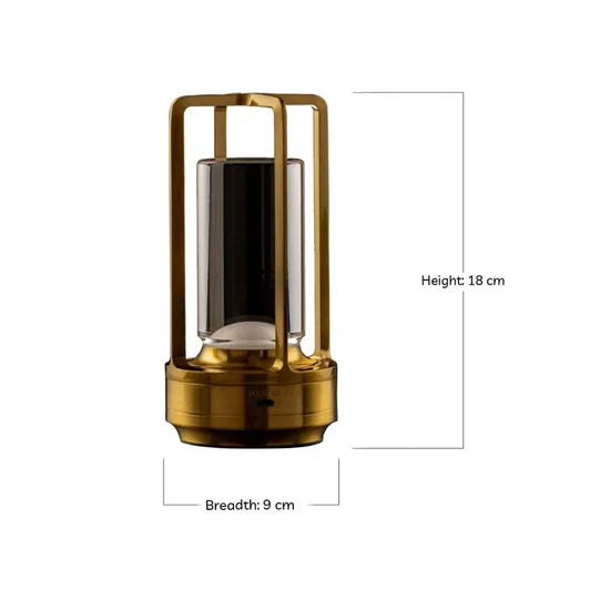 Portable LED Table Lamp – Touch Control, Adjustable Brightness, Compact Cordless Design