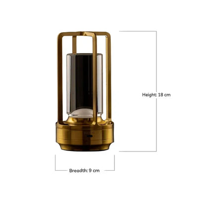 Portable LED Table Lamp – Touch Control, Adjustable Brightness, Compact Cordless Design