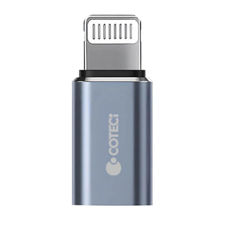 COTECi OTG Adapter Lightning to Type-C – Compact Charging & Connectivity COTECi OTG Adapter Lightning to Type-C – Compact