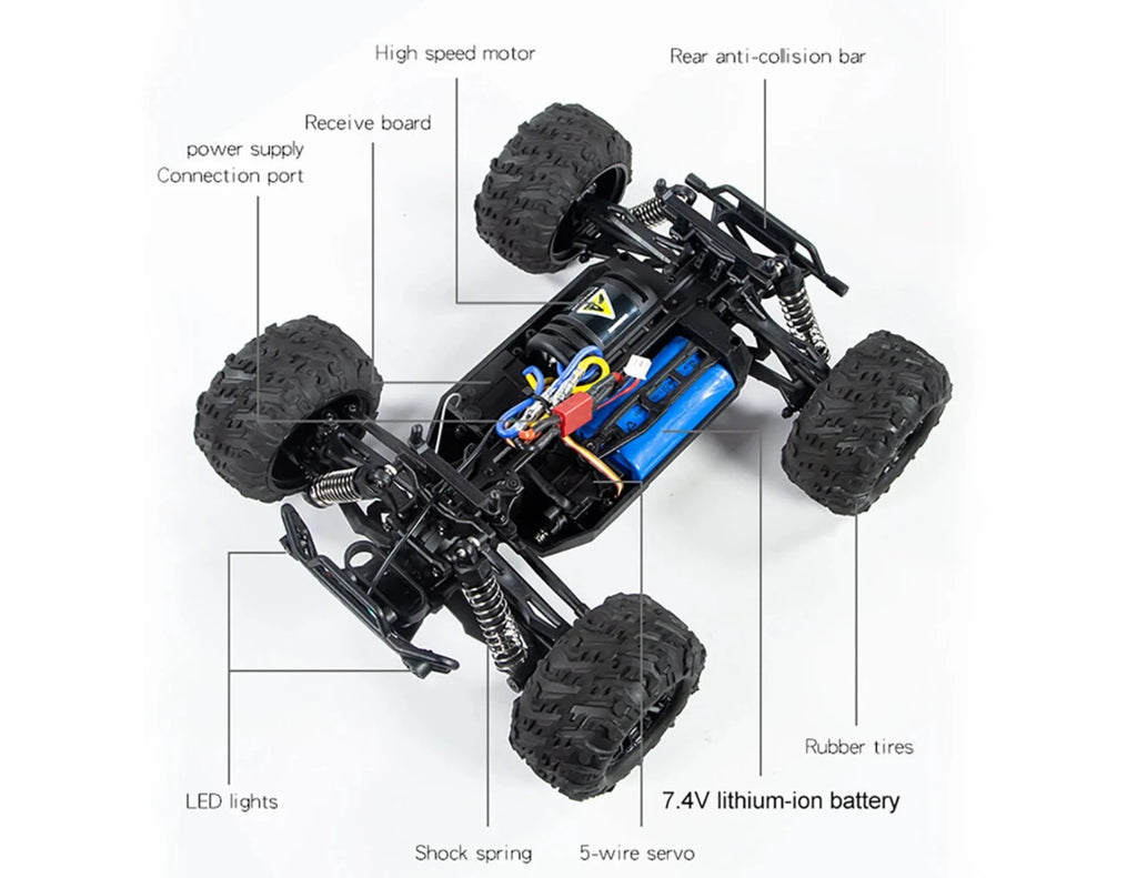 Gallopish Storm Pro HW8808 – 1:16 4WD High-Speed RC Car