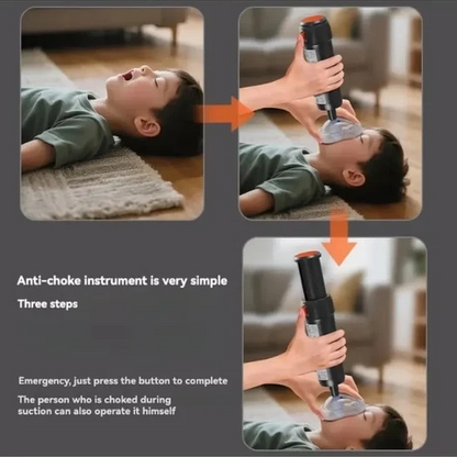 Emergency Choking Rescue Device – Portable Airway Suction Emergency Kit